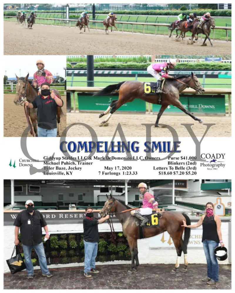 Compelling Smile - 05-17-20 R08 Cd Churchill Downs