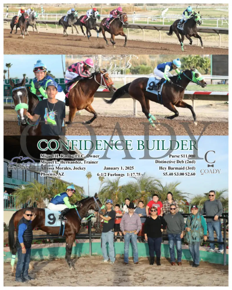 Confidence Builder - 01-01-25 R09 Tup Turf Paradise