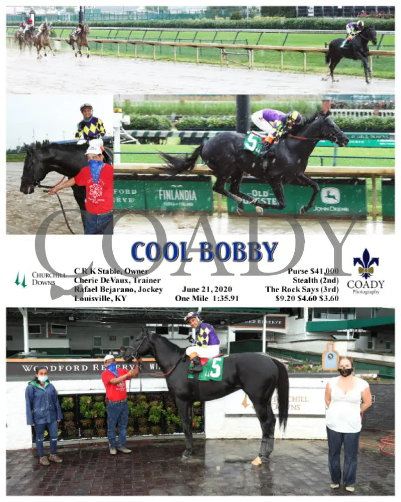 Cool Bobby - 06-21-20 R01 Cd Churchill Downs