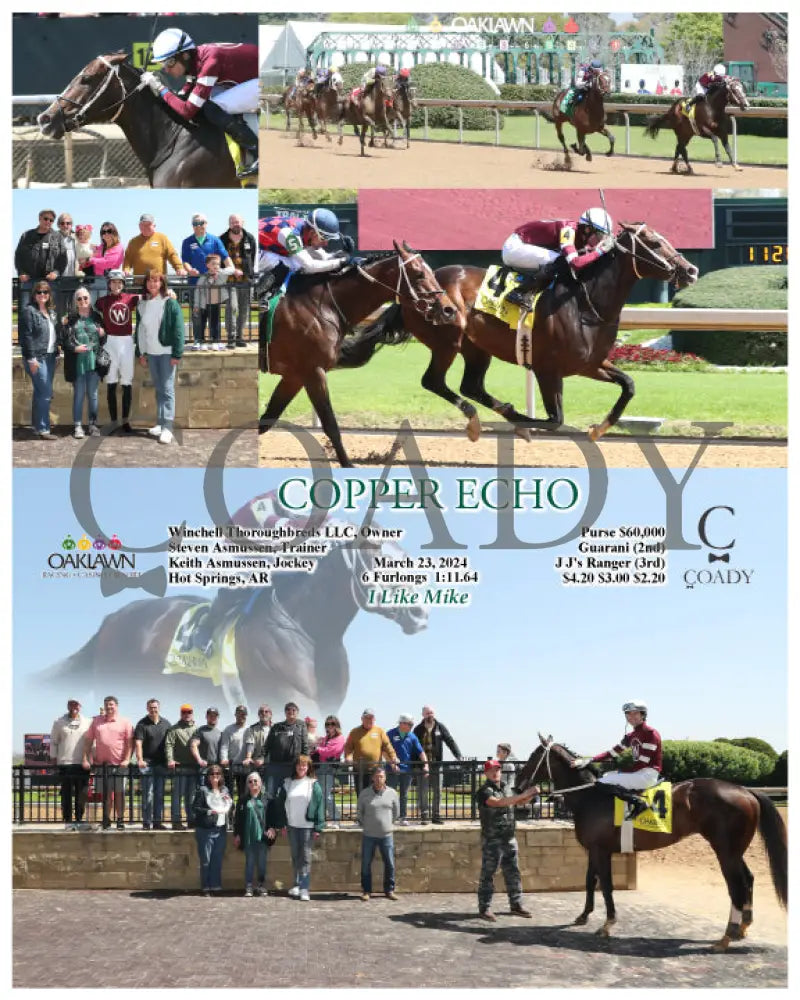 Copper Echo - 03 - 23 - 24 R02 Op Oaklawn Park