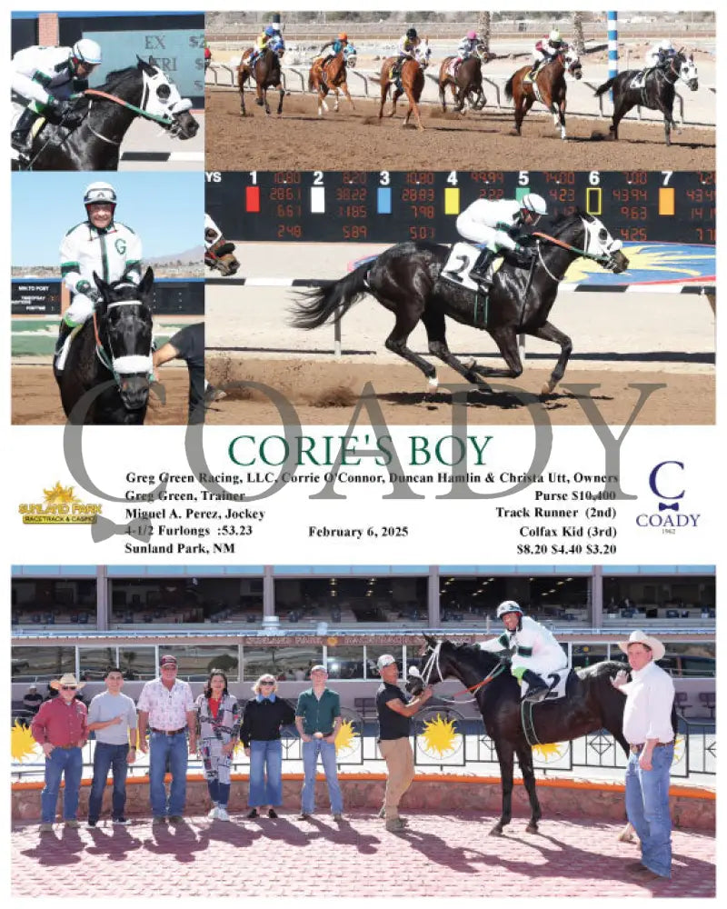 Corie’s Boy - 02-06-25 R01 Sun Turfway Park