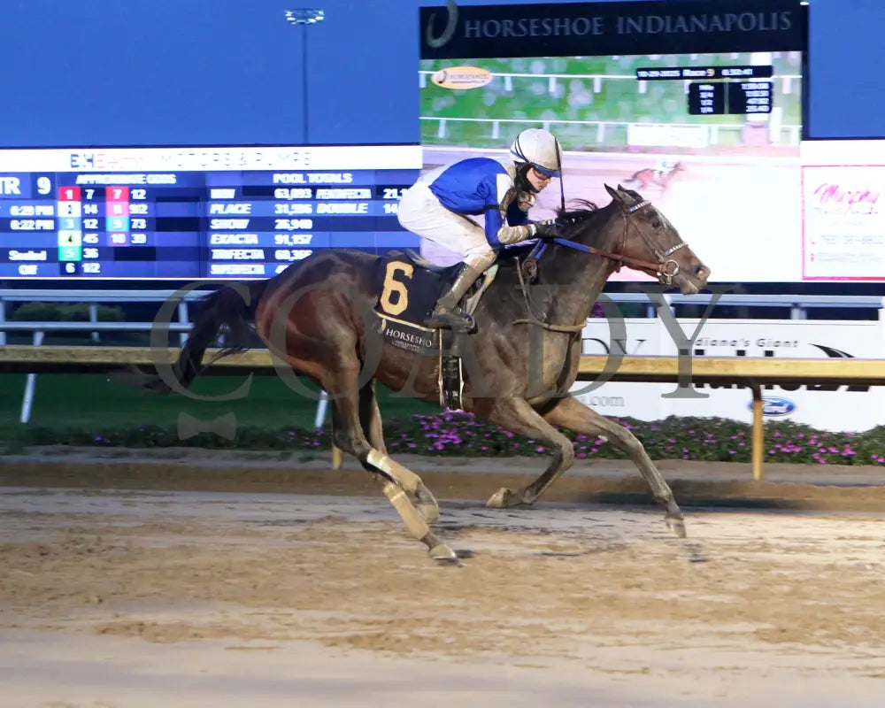 CORNINGSTONE - The Fireball Baby Overnight Handicap - 10-29-25 - R09 - Horseshoe Indiana - Finish 01 -Sammantha Pagels