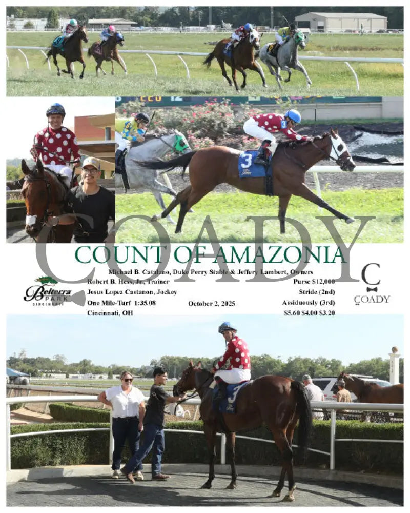 COUNT OF AMAZONIA - 100225 - Race 06 - BTP Presque Isle Downs