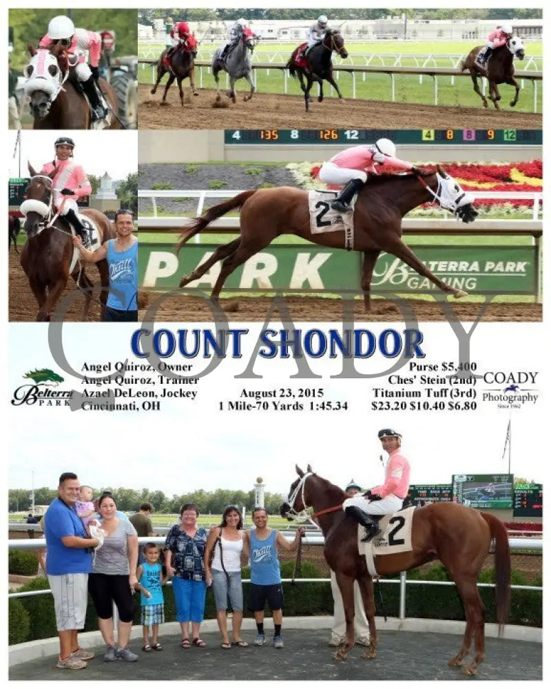 Count Shondor - 082315 Race 03 Btp Belterra Park