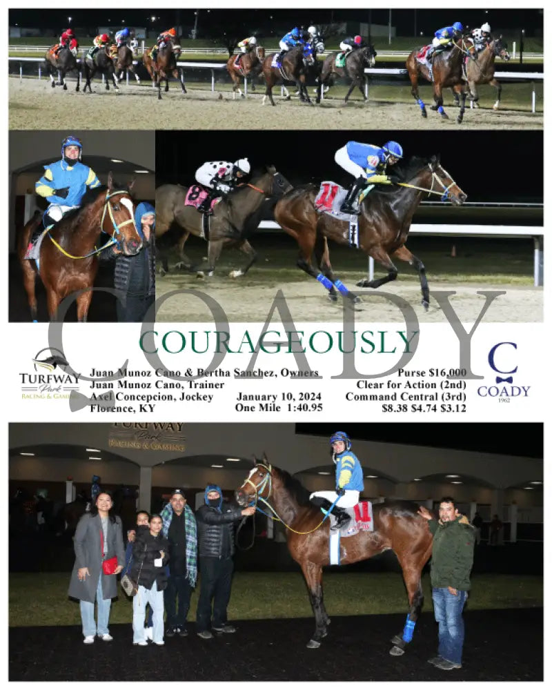 Courageously - 01-10-24 R04 Tp Turfway Park