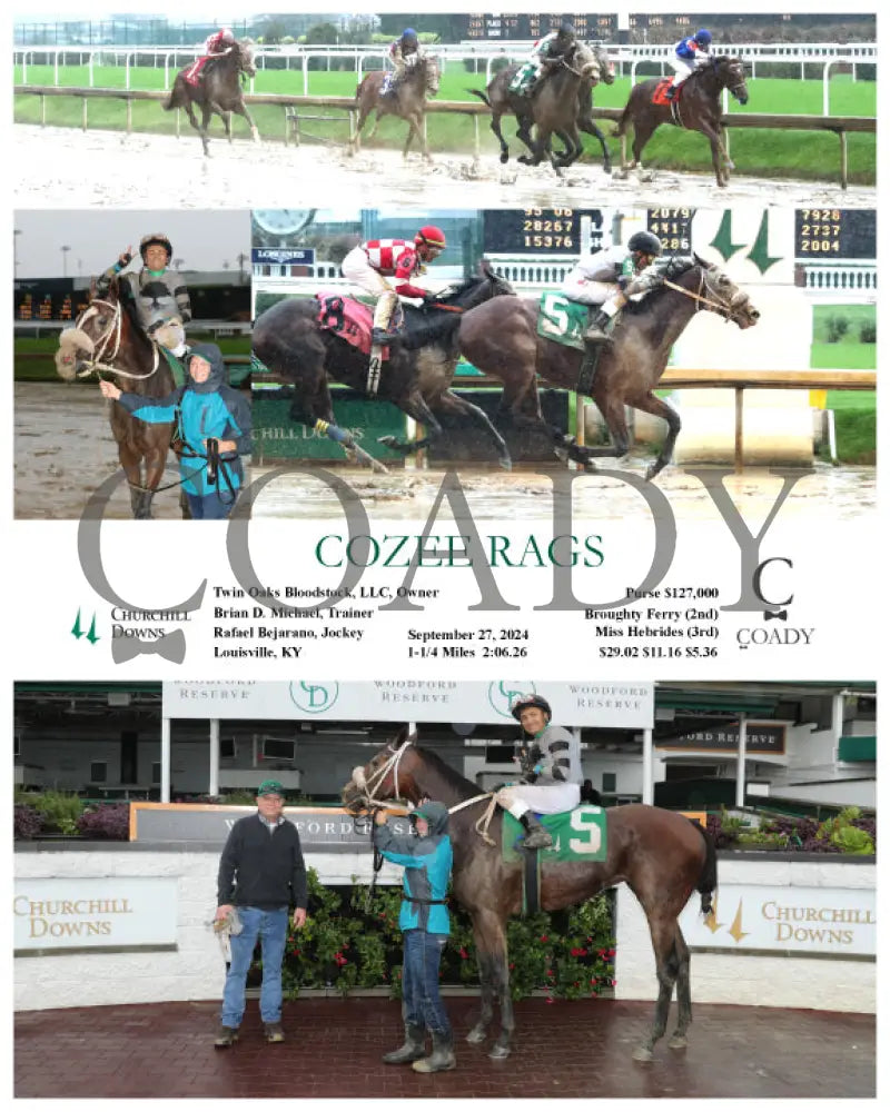 Cozee Rags - 09-27-24 R09 Cd Churchill Downs