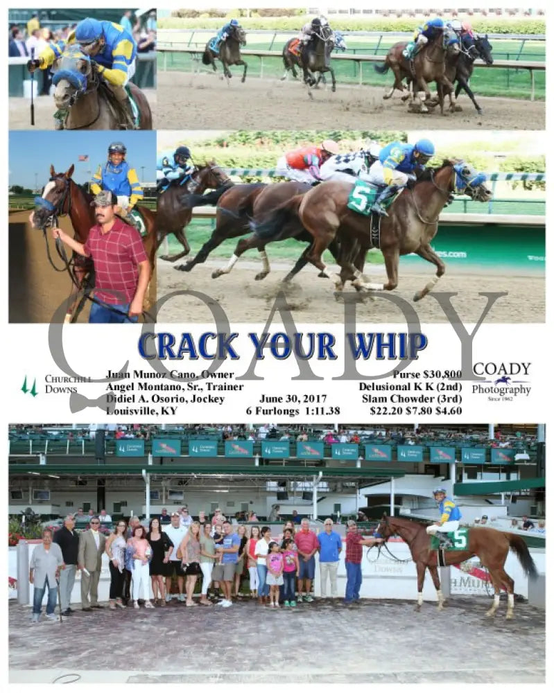 Crack Your Whip - 063017 Race 03 Cd Churchill Downs