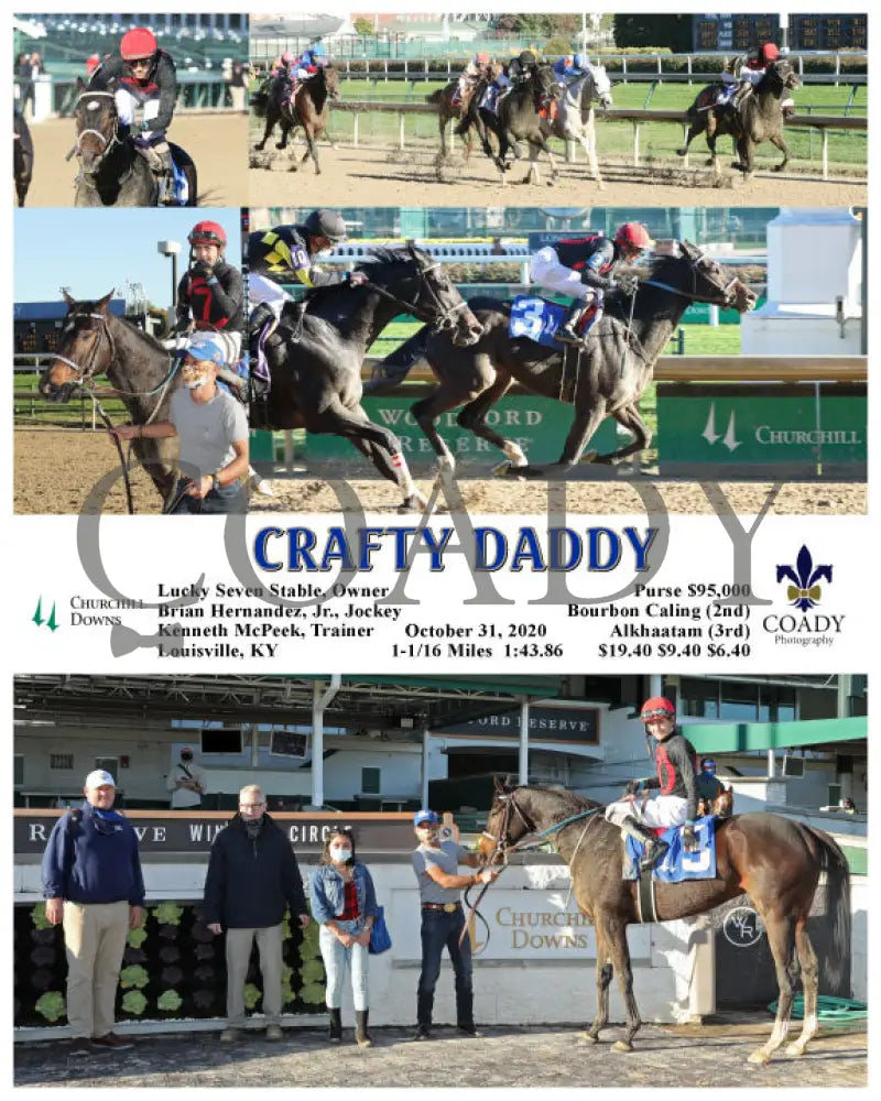 Crafty Daddy - 10-31-20 R09 Cd Churchill Downs