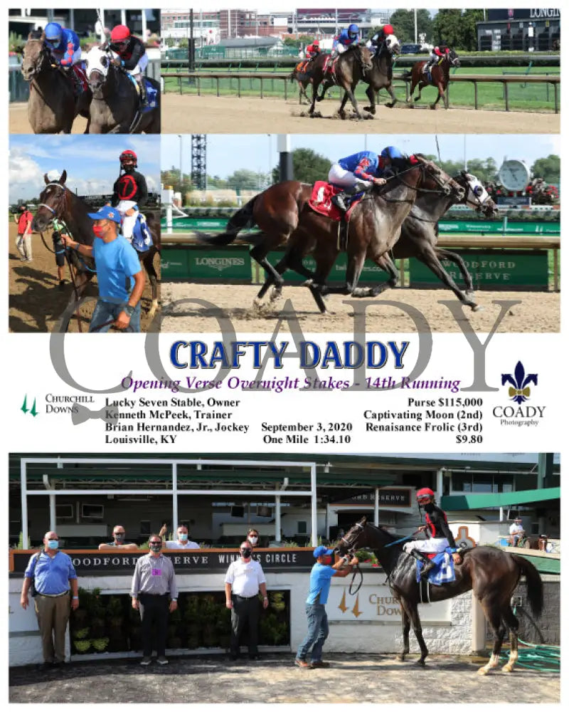 Crafty Daddy - Opening Verse Overnight Stakes 14Th Running 09-03-20 R08 Cd Churchill Downs