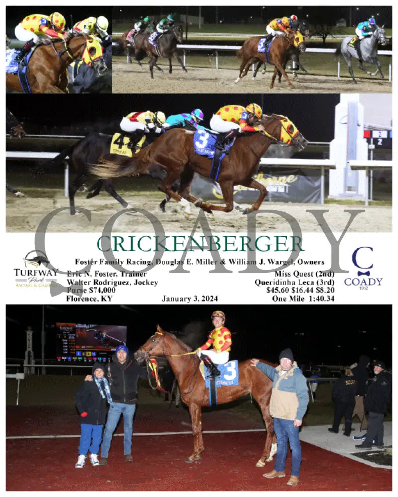 Crickenberger - 01-03-24 R08 Tp Turfway Park