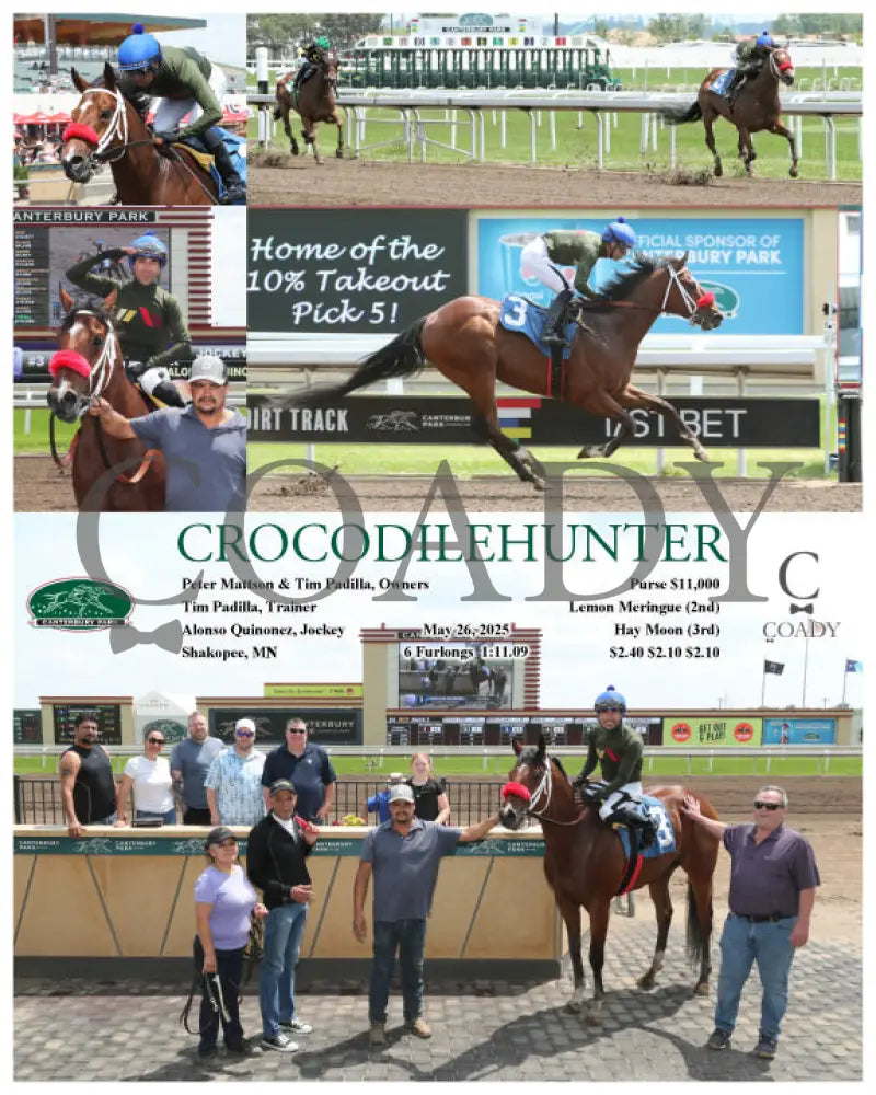 CROCODILEHUNTER - 05-26-25 - R01 - CBY Canterbury Park