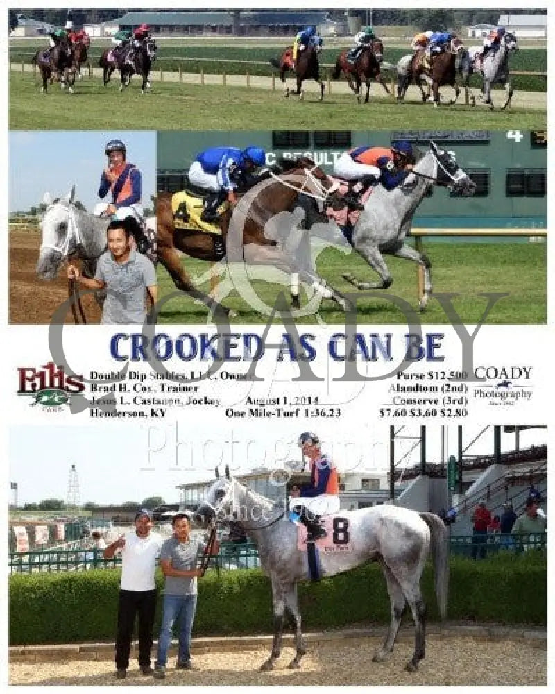 Crooked As Can Be - 080114 Race 07 Elp Ellis Park