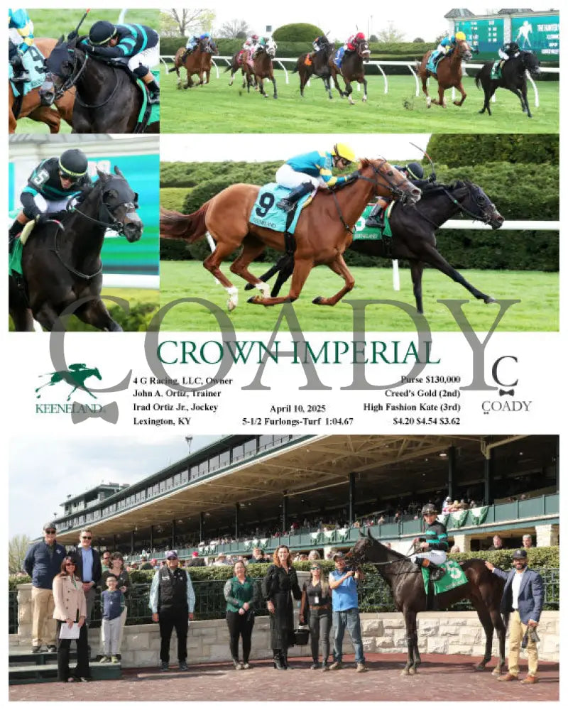 CROWN IMPERIAL - 041025 - Race 08 - KEE Keeneland