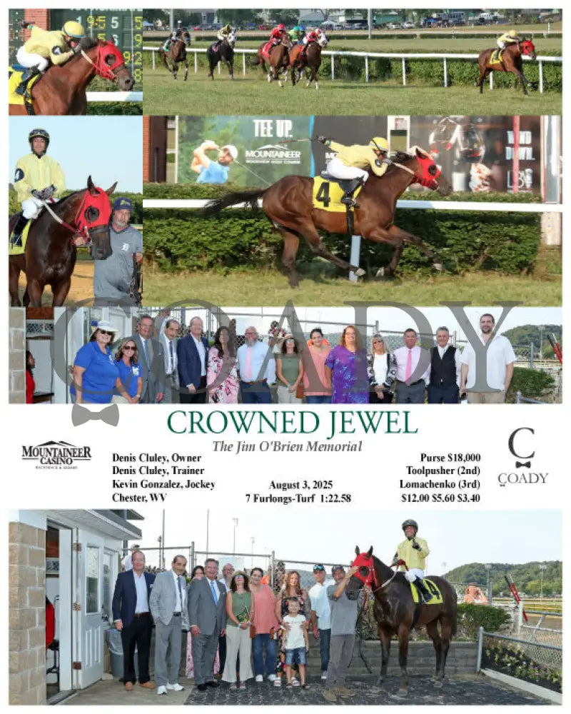 CROWNED JEWEL - The Jim O’Brien Memorial - 08-03-25 - R05 - MNR Mountaineer Park