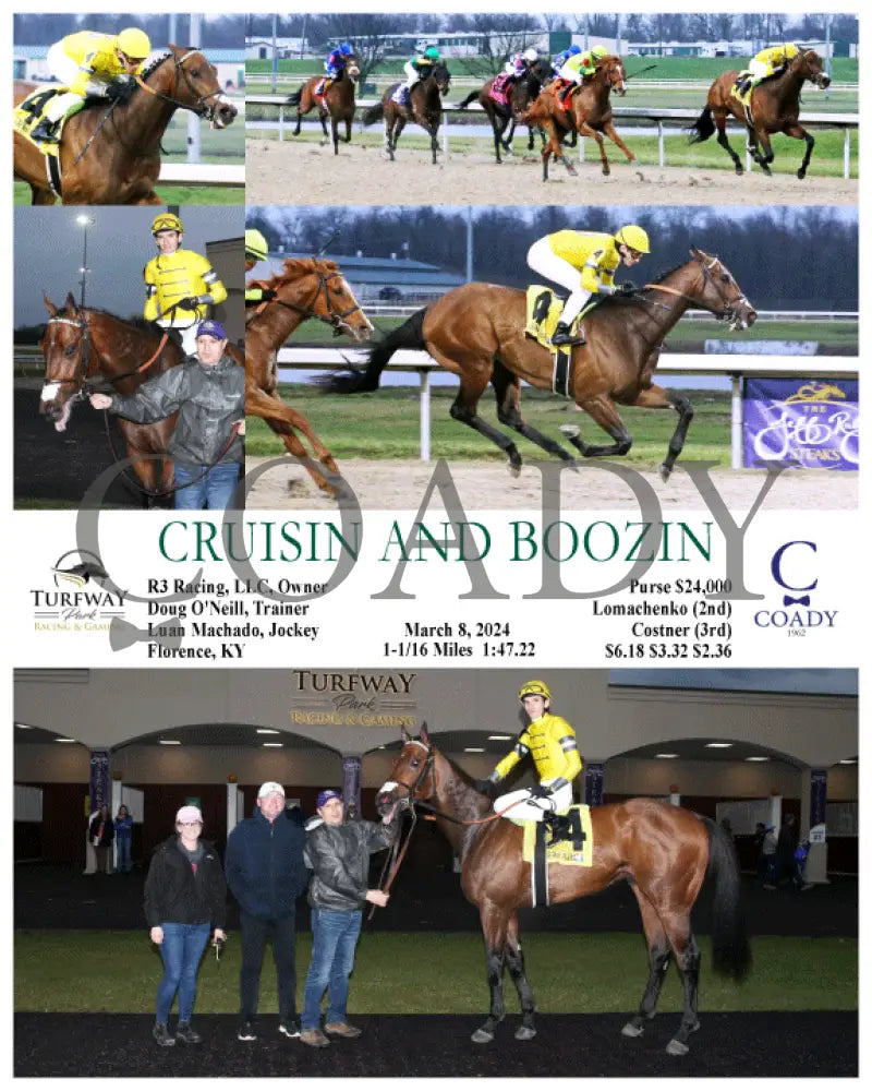 Cruisin And Boozin - 03 - 08 - 24 R01 Tp Turfway Park