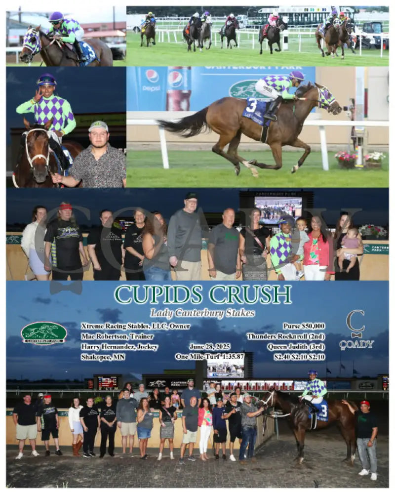 CUPIDS CRUSH - Lady Canterbury Stakes - 06-28-25 - R08 - CBY Ruidoso Downs