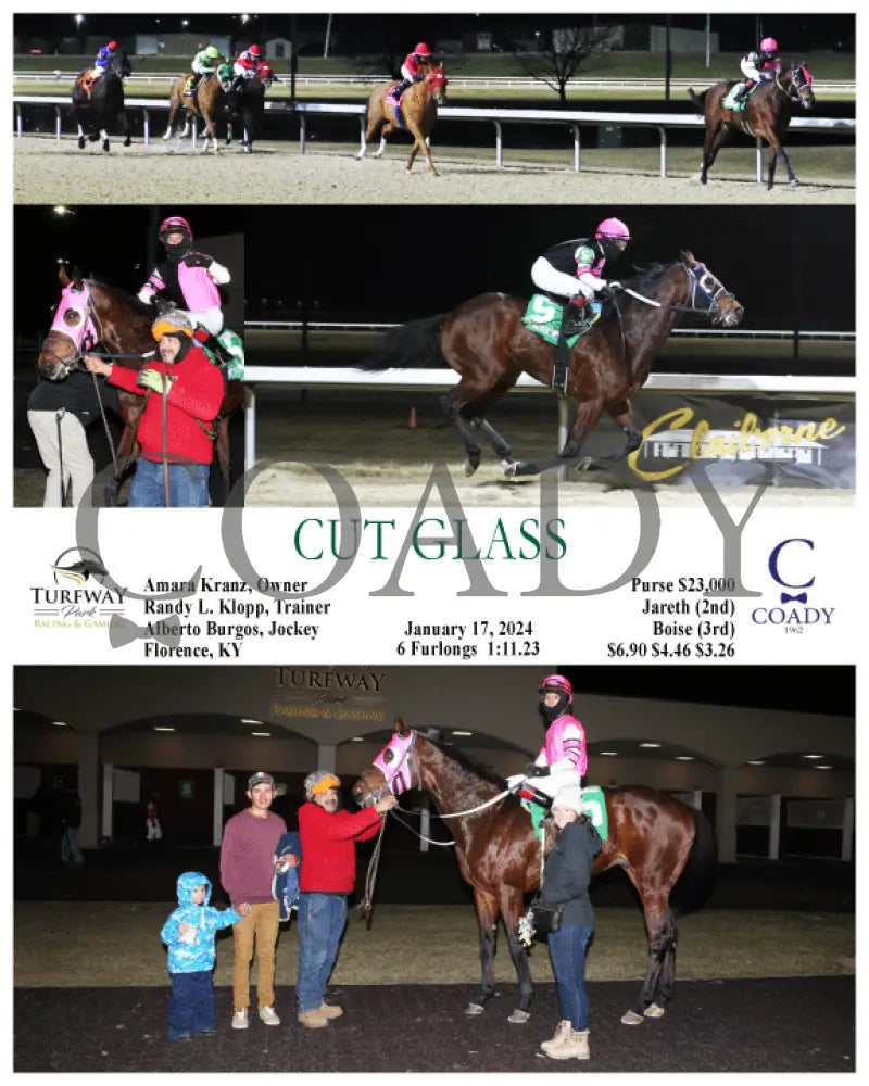 Cut Glass - 01-17-24 R03 Tp Turfway Park