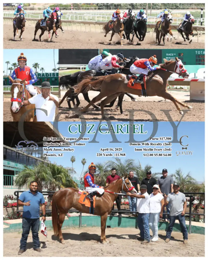 CUZ CARTEL - 04-16-25 - R02 - TUP Turf Paradise