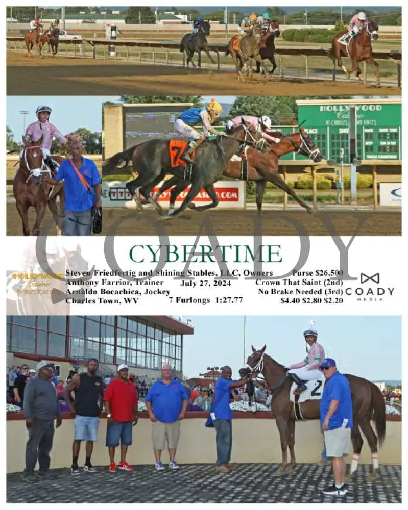 Cybertime - 07-27-24 R01 Ct Hollywood Casino At Charles Town Races