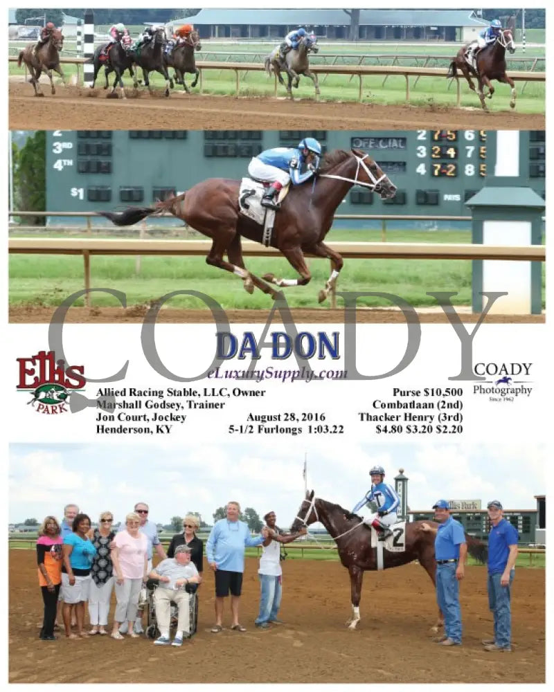 DA DON - 082816 - Race 03 - ELP - Coady Media - Kurtis Coady Photography