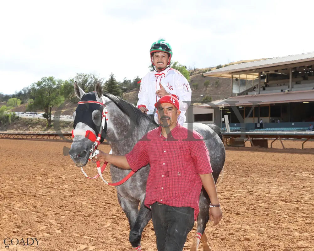 DA EDGE OF GRAY - Jess Burner Stakes - 06-01-25 - R10 - Ruidoso Downs - Return Shot - Victoria Salazar Ruidoso Downs