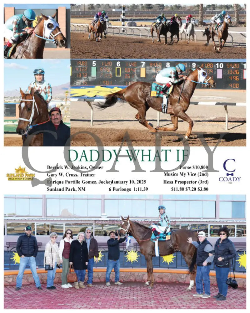 Daddy What If - 01-10-25 R08 Sun Turfway Park