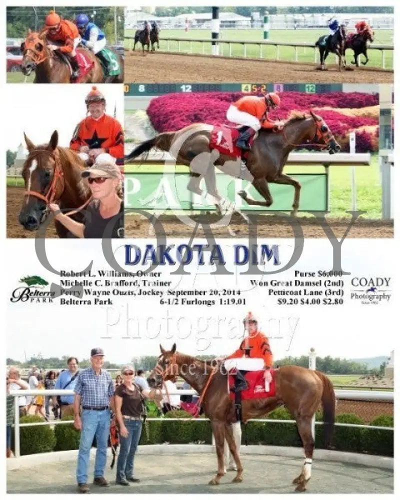 Dakota Dim - 092014 Race 03 Btp Belterra Park