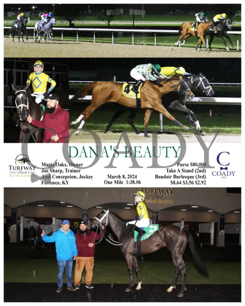 Dana’s Beauty - 03 - 08 - 24 R06 Tp Turfway Park