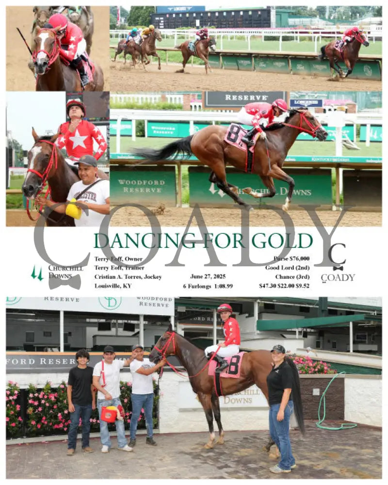DANCING FOR GOLD - 06-27-25 - R07 - CD Churchill Downs