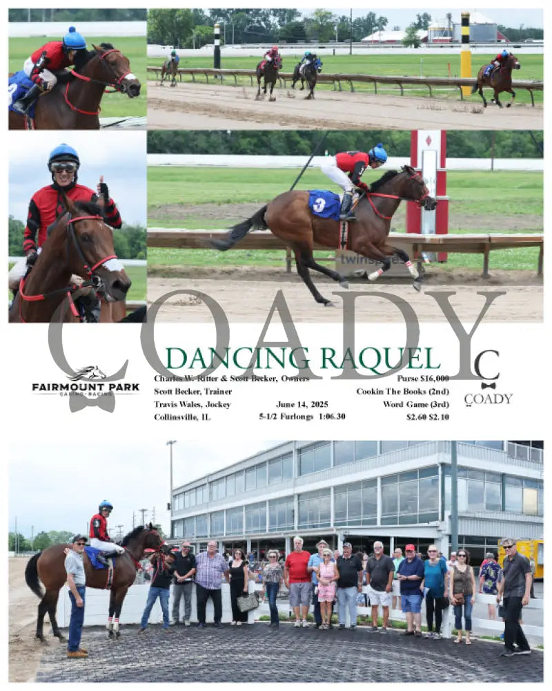 DANCING RAQUEL - 06-14-25 - R04 - FP Fanduel Sportsbook Horse Racing