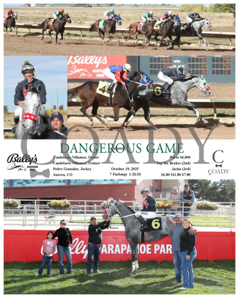 DANGEROUS GAME - 10-19-25 - R05 - ARP Arapahoe Park