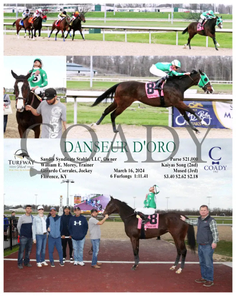 Danseur D’oro - 03 - 16 - 24 R01 Tp Turfway Park
