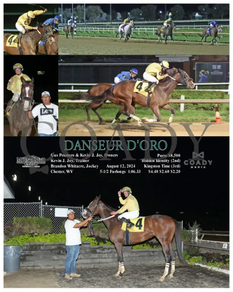 Danseur D’oro - 08-12-24 R08 Mnr Mountaineer Park