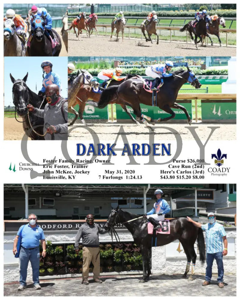 Dark Arden - 05-31-20 R02 Cd Churchill Downs