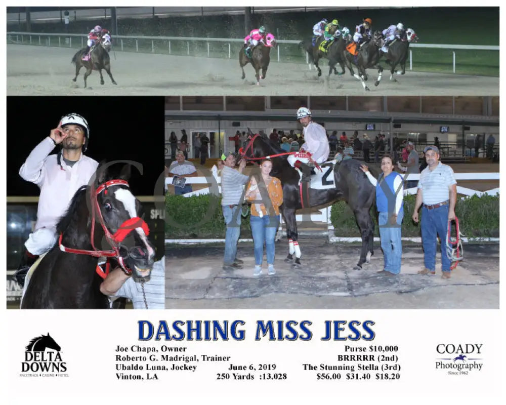 Dashing Miss Jess - 060619 Race 08 Ded Delta Downs