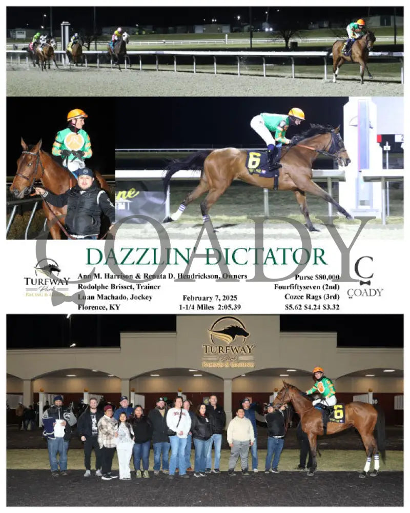Dazzlin’ Dictator - 02-07-25 R08 Tp Turfway Park