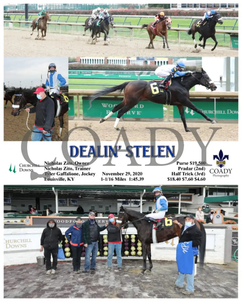 Dealin’ Stelen - 11-29-20 R04 Cd Churchill Downs