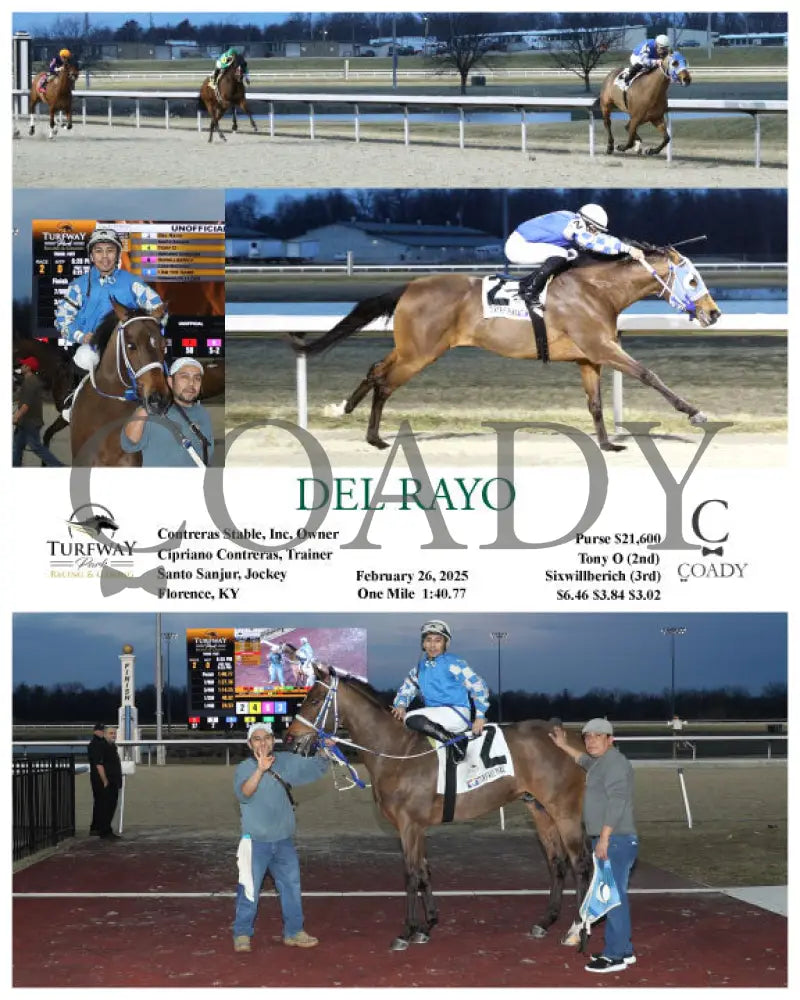 DEL RAYO - 02-26-25 - R02 - TP Turfway Park