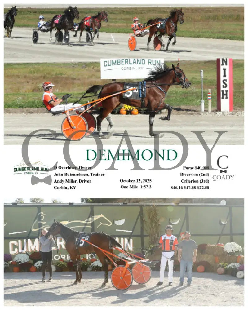 DEMIMOND - 10-12-25 - R10 - CMR Presque Isle Downs