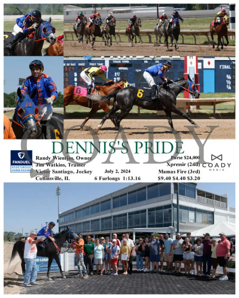Dennis’s Pride - 07-02-24 R06 Fan Fanduel Sportsbook Horse Racing
