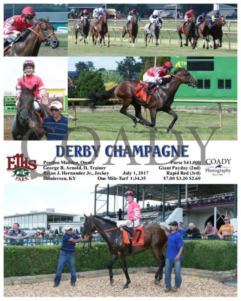 DERBY CHAMPAGNE - 070117 - Race 08 - ELP - Coady Media - Kurtis Coady Photography