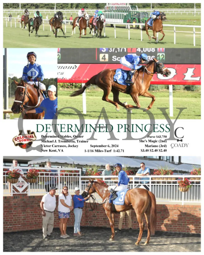 Determined Princess - 09-06-24 R06 Cnl Colonial Downs