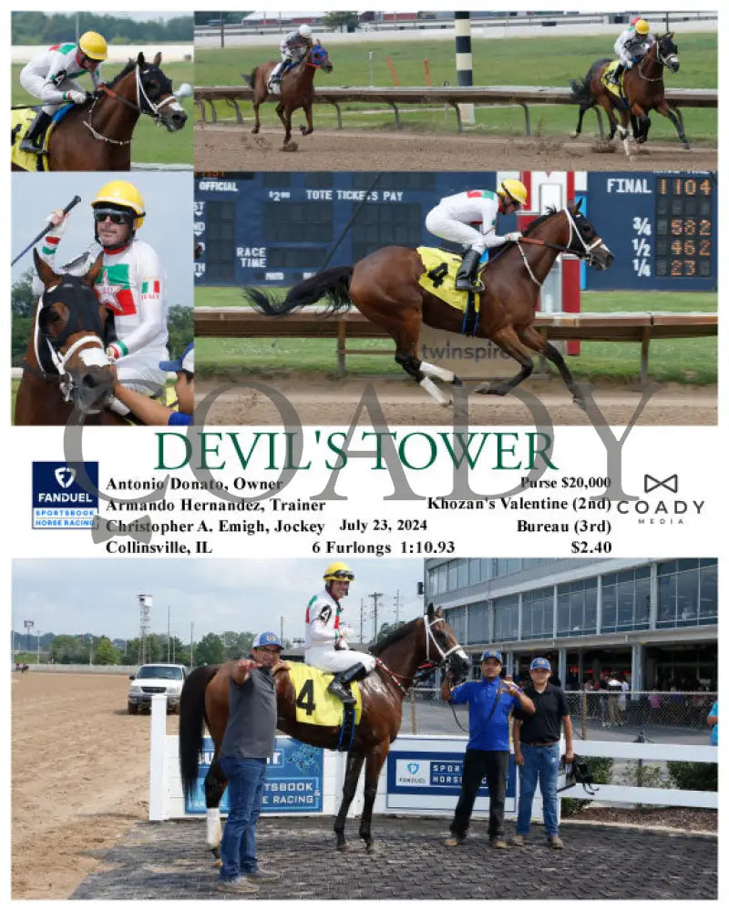 Devil’s Tower - 07-23-24 R06 Fan Fanduel Sportsbook Horse Racing