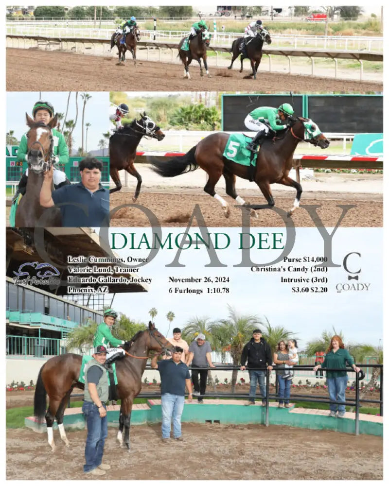 Diamond Dee - 11-26-24 R04 Tup Turf Paradise