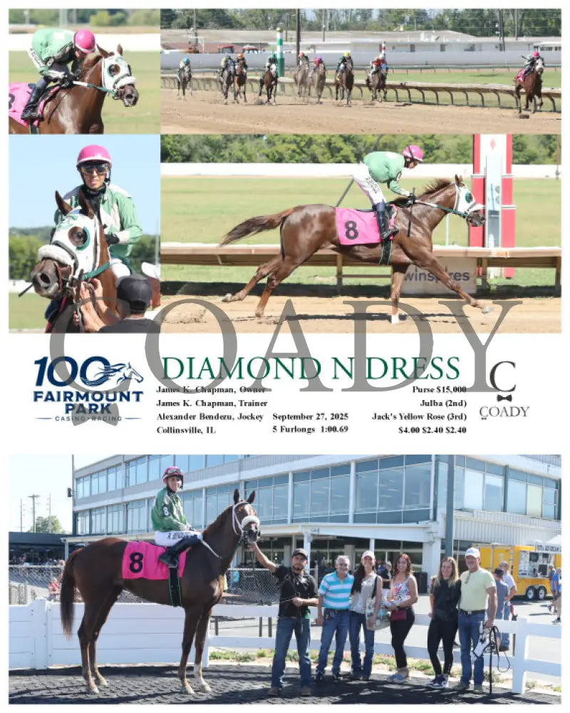 DIAMOND N DRESS - 09-27-25 - R01 - FP Fanduel Sportsbook Horse Racing