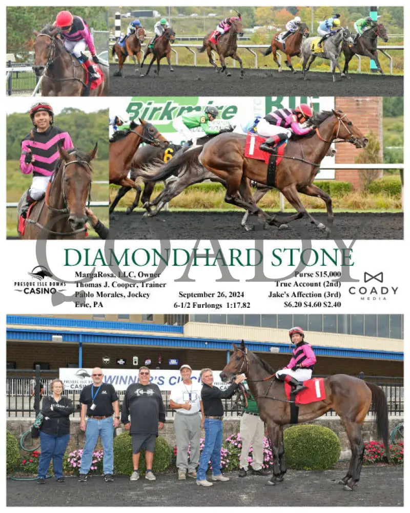Diamondhard Stone - 09-26-24 R04 Pid Presque Isle Downs