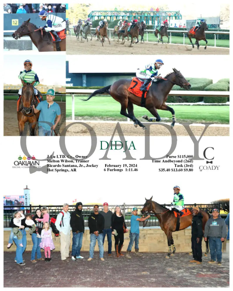 Didja - 02-19-24 R09 Op Oaklawn Park