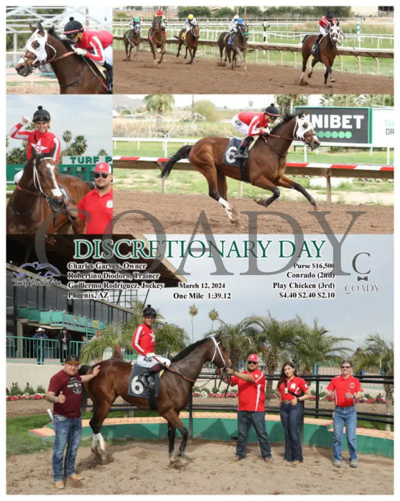 Discretionary Day - 03 - 12 - 24 R04 Tup Turf Paradise