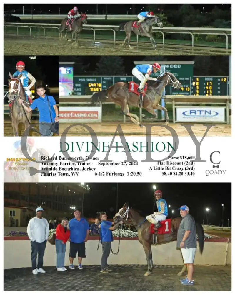 Divine Fashion - 09-27-24 R05 Ct Hollywood Casino At Charles Town Races
