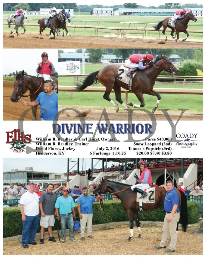 Divine Warrior - 070216 Race 02 Elp Ellis Park